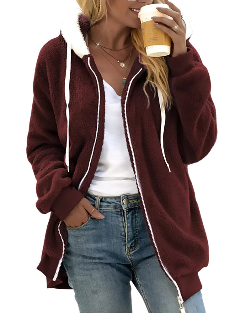 Women's Fleece Zip Hoodie | Soft