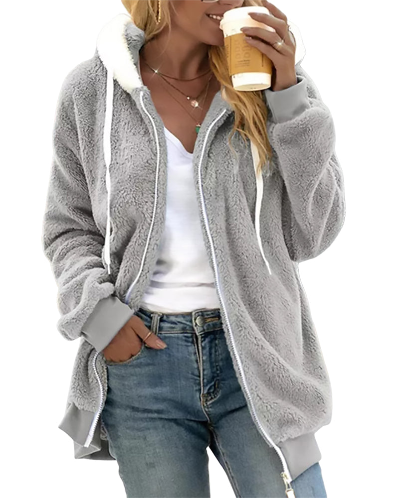 Women's Fleece Zip Hoodie | Soft