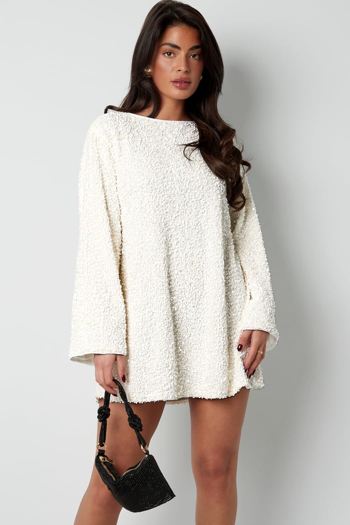 Women's Long Sleeve Wedding Guest Dress with Bow Details | Mini