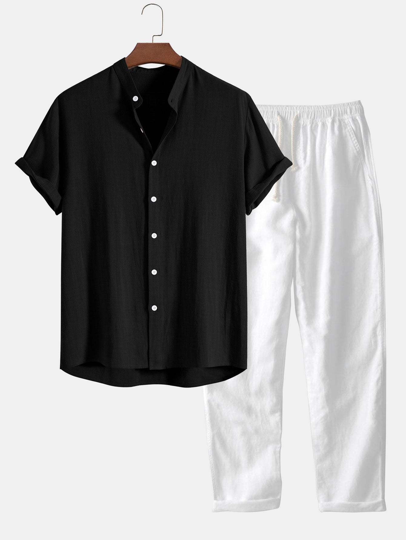 Men's Short Sleeve Shirt and Pants | Summer Set