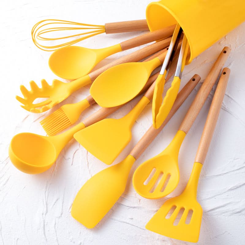 12-Piece Kitchen Silicone Set | Heat Resistant & Dishwasher Safe