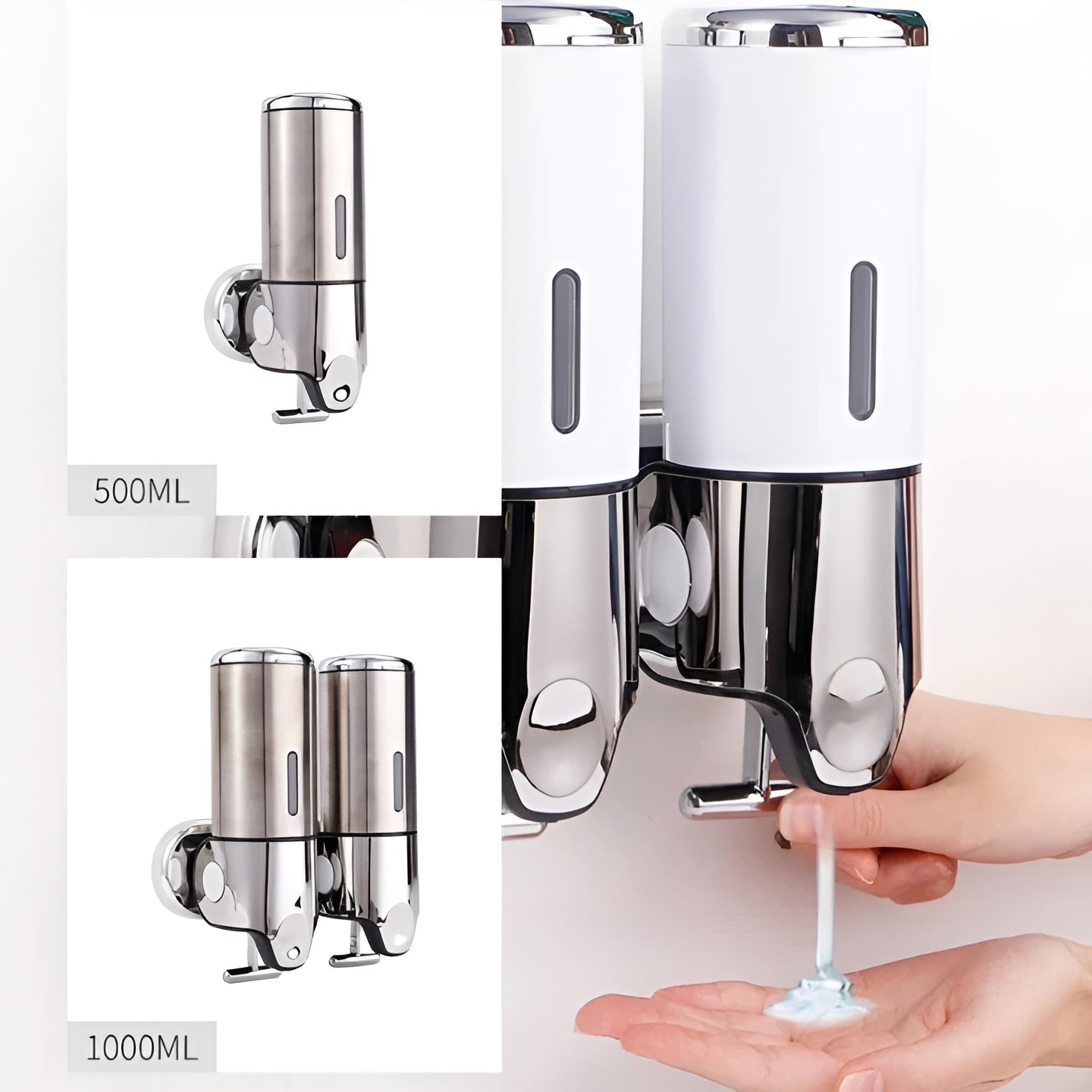 Wall-Mounted Soap Dispenser – Stylish Design for Your Bathroom