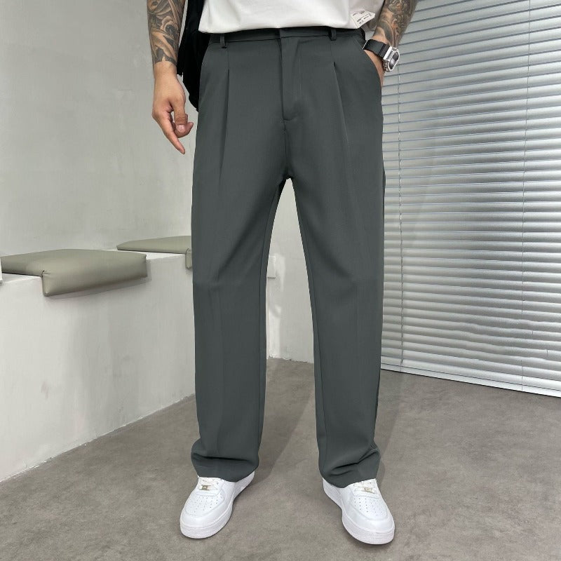 Men's Pleated Summer Pants | Relaxed Fit