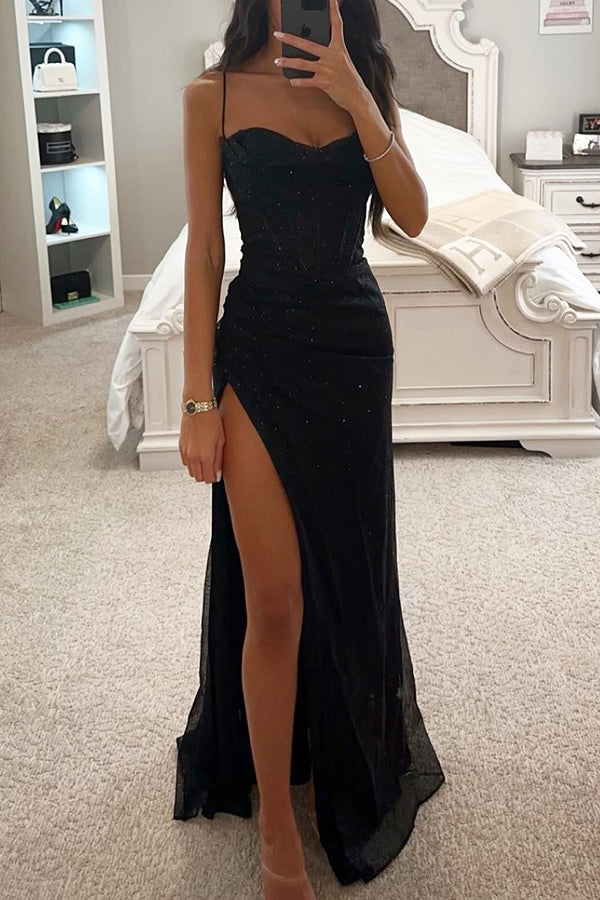 Women’s Evening Sequined Dress | Maxi