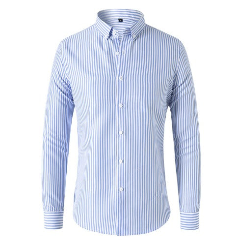 Men's Striped Long Sleeve Shirt | Casual