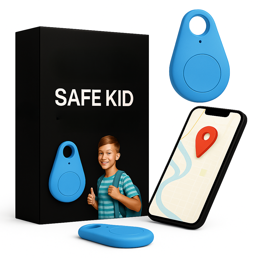 Waterproof Child GPS Tracker with Live Location & SOS Feature