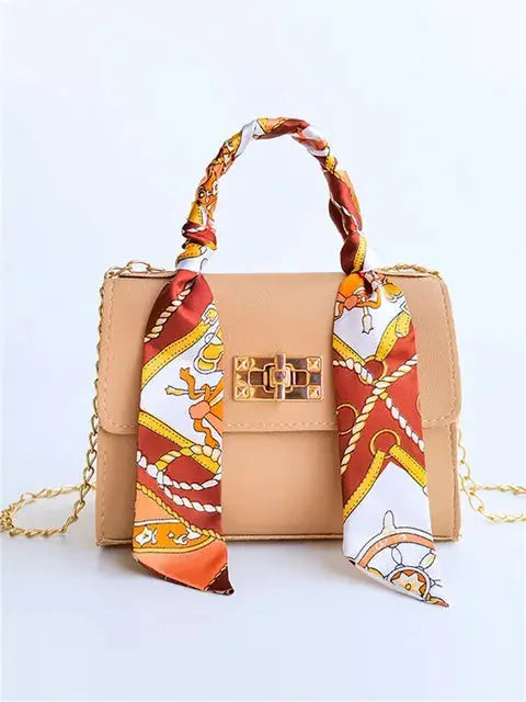 Women's Handbag | with Scarf Detail