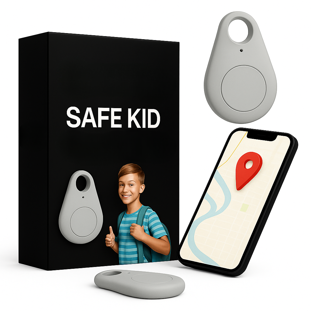 Waterproof Child GPS Tracker with Live Location & SOS Feature