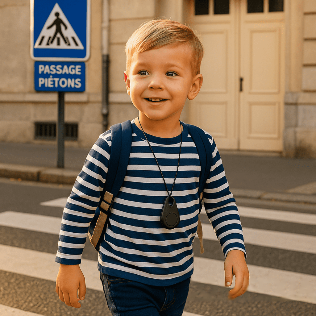 Waterproof Child GPS Tracker with Live Location & SOS Feature