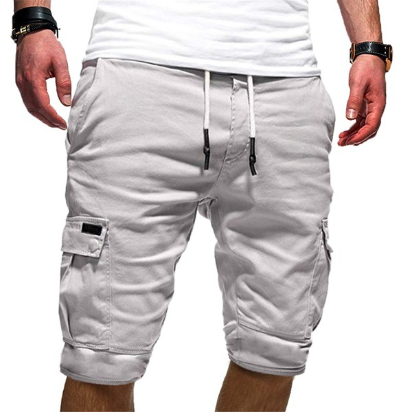 Men's Casual Cargo Shorts with Drawstring | Multiple Pockets
