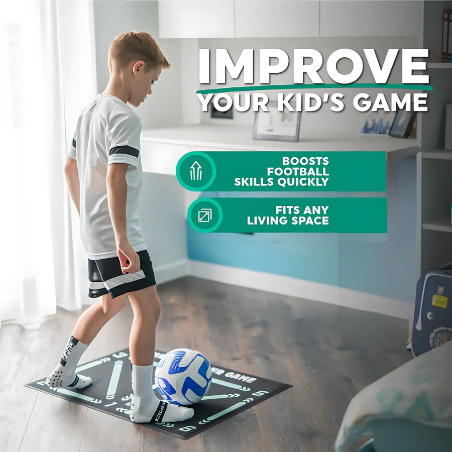 Professional Football Training Mat and Video Coaching Program