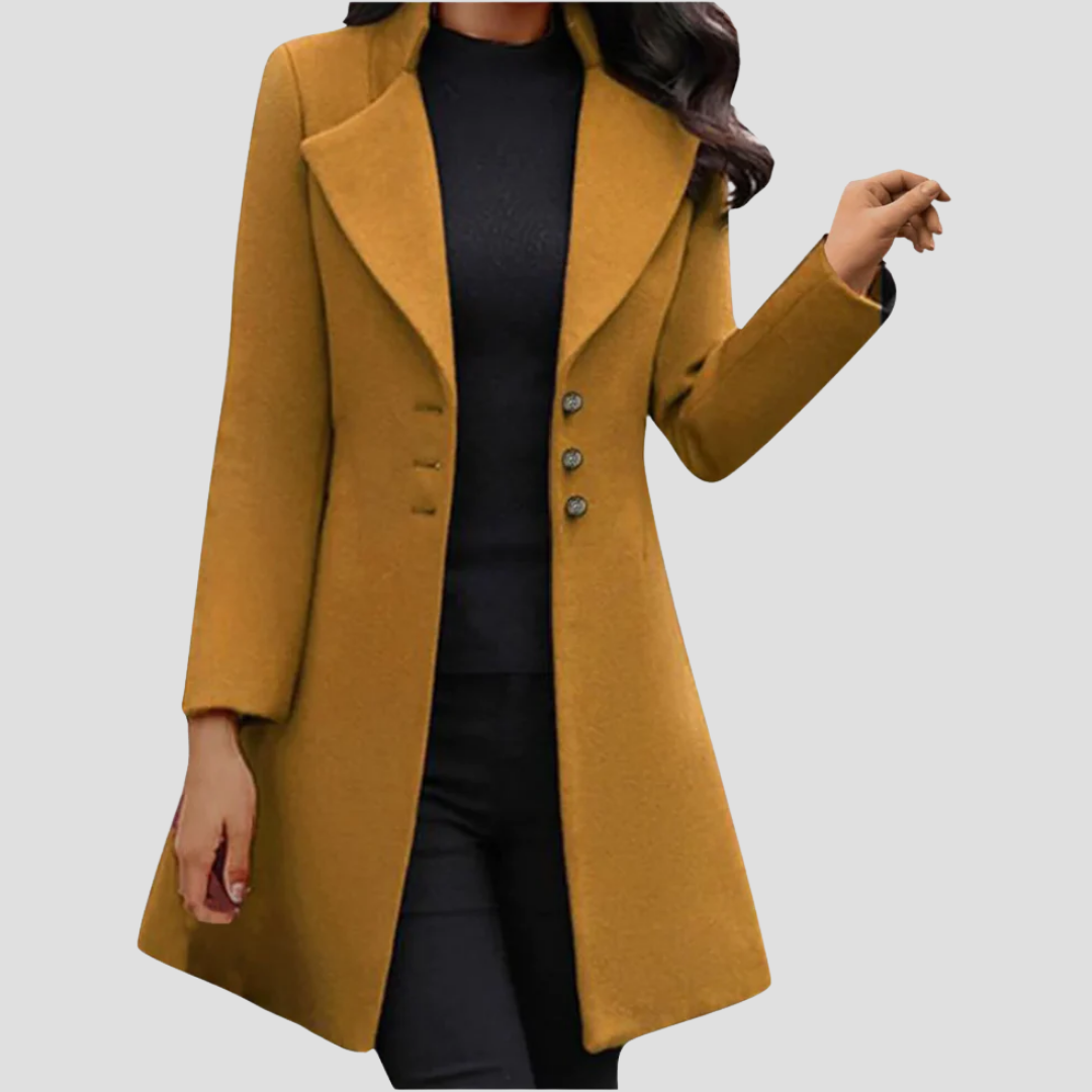 Women's Wool Cloth Coat | Lapel