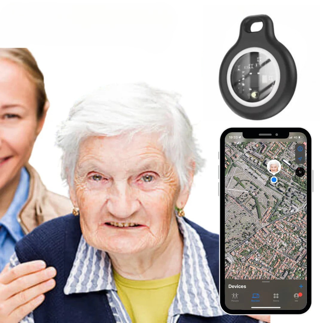 Waterproof Real-Time GPS Tracker for Seniors with No Subscription Fees