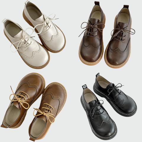 Women's Wide-Fit Oxford Shoes | Flat