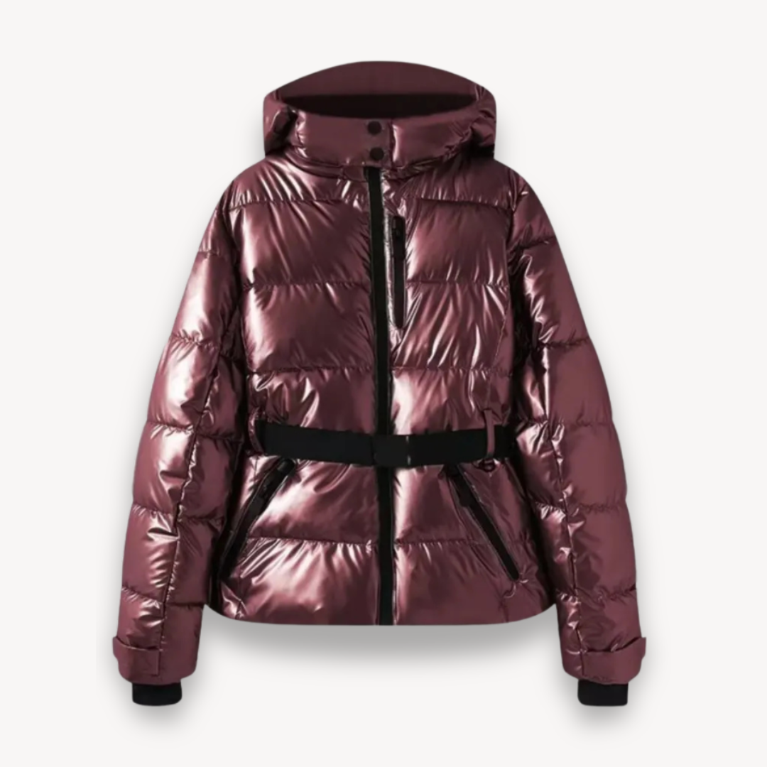 Women's Belted Puffer Jacket | Fluffy