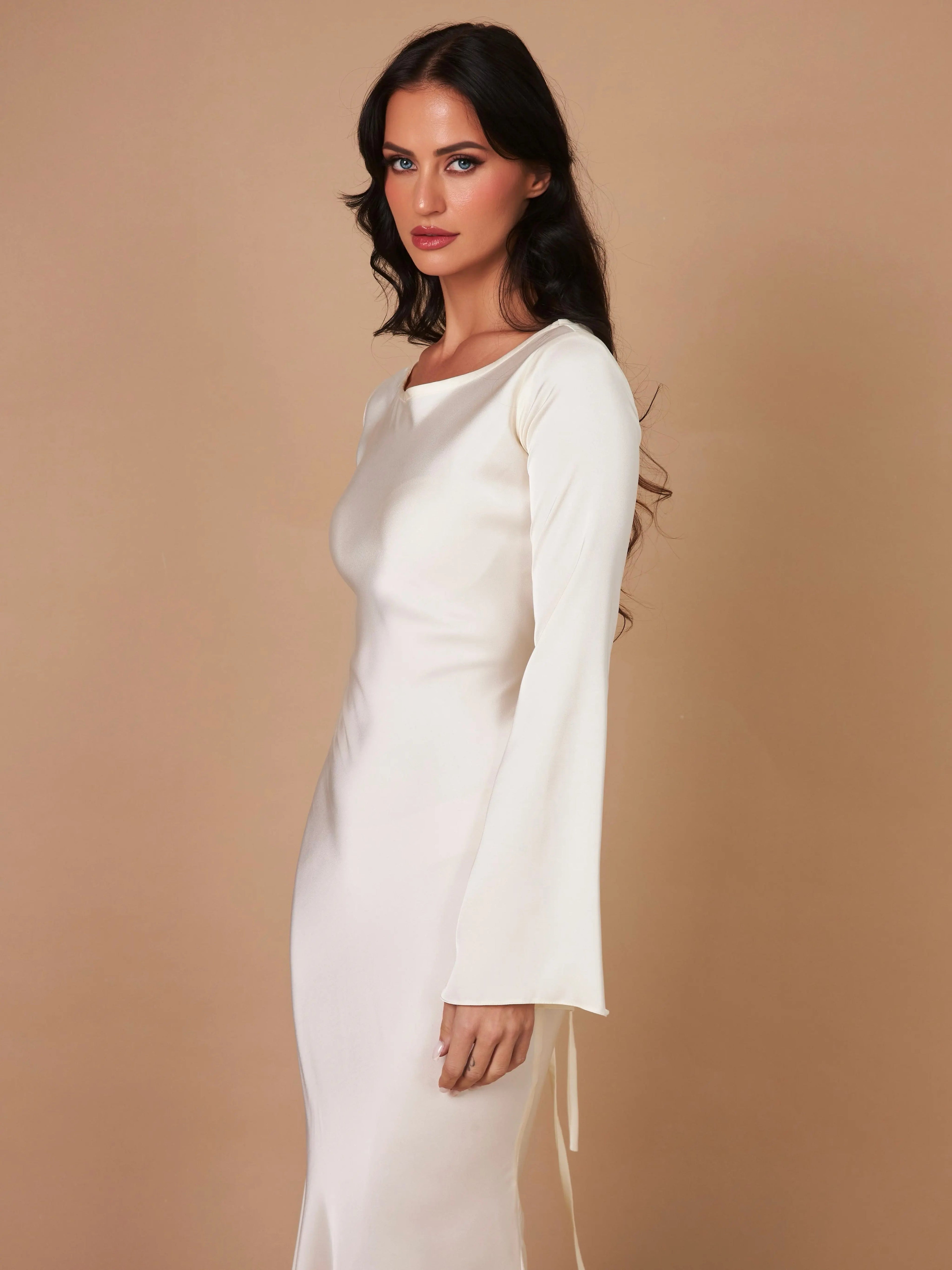 Women's Mermaid Style Wedding Guest Dress | Maxi