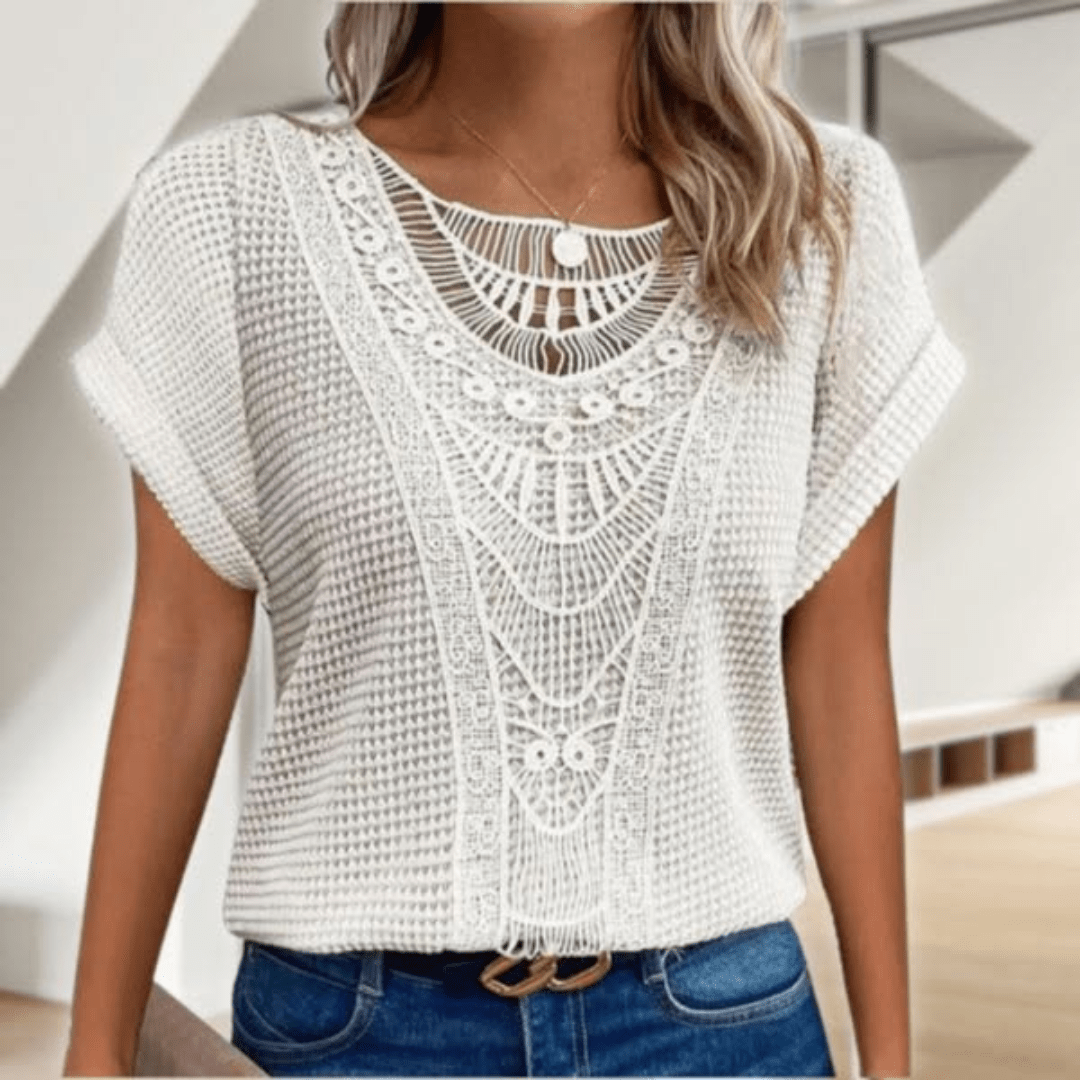 Women’s Boho Summer Top | Short Sleeve