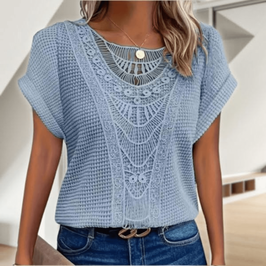 Women’s Boho Summer Top | Short Sleeve