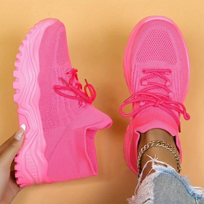 Women's Summer Breathable Sneakers | Platform