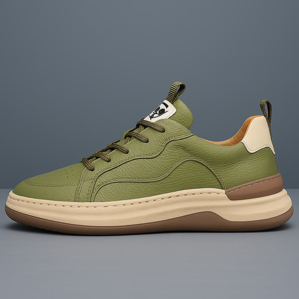 Men's Leather Trainers | Leisure