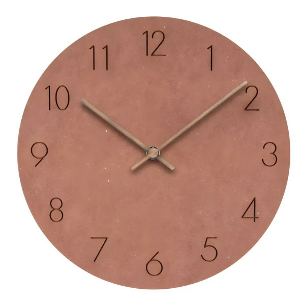 Minimalistic Wooden Wall Clock