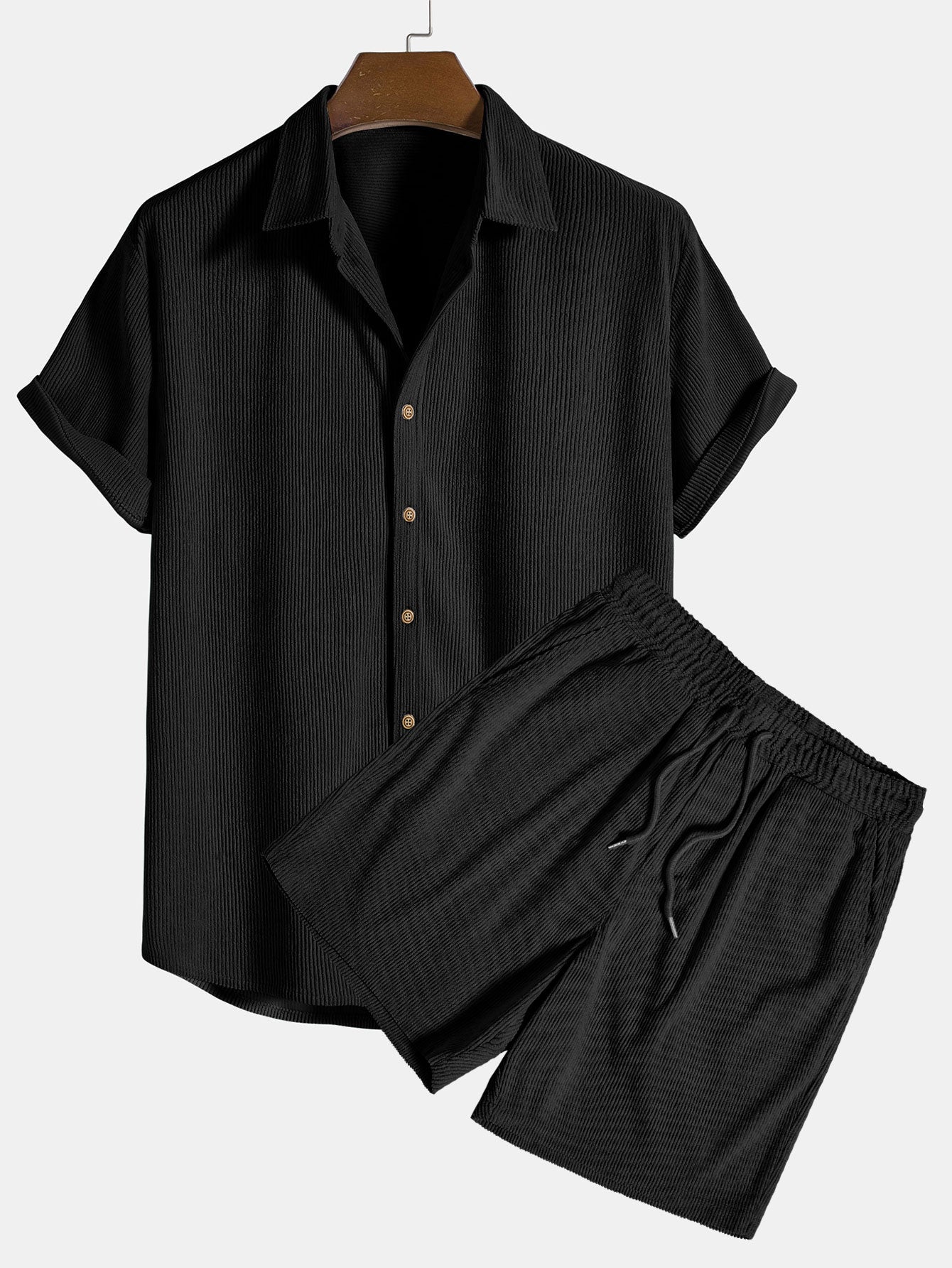 Men's Summer Shirt and Shorts | Two-Piece Set