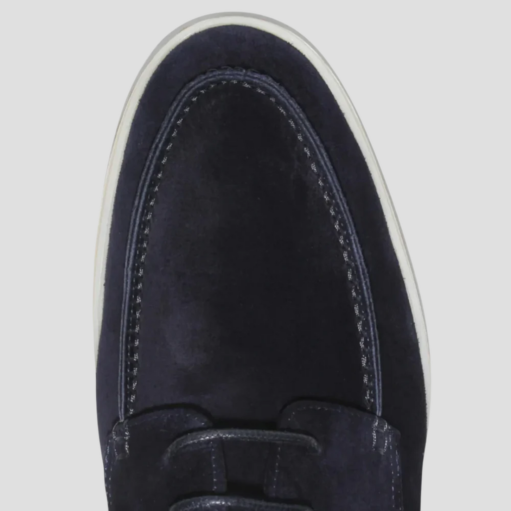 Men's Lace-Up Loafers | Suede