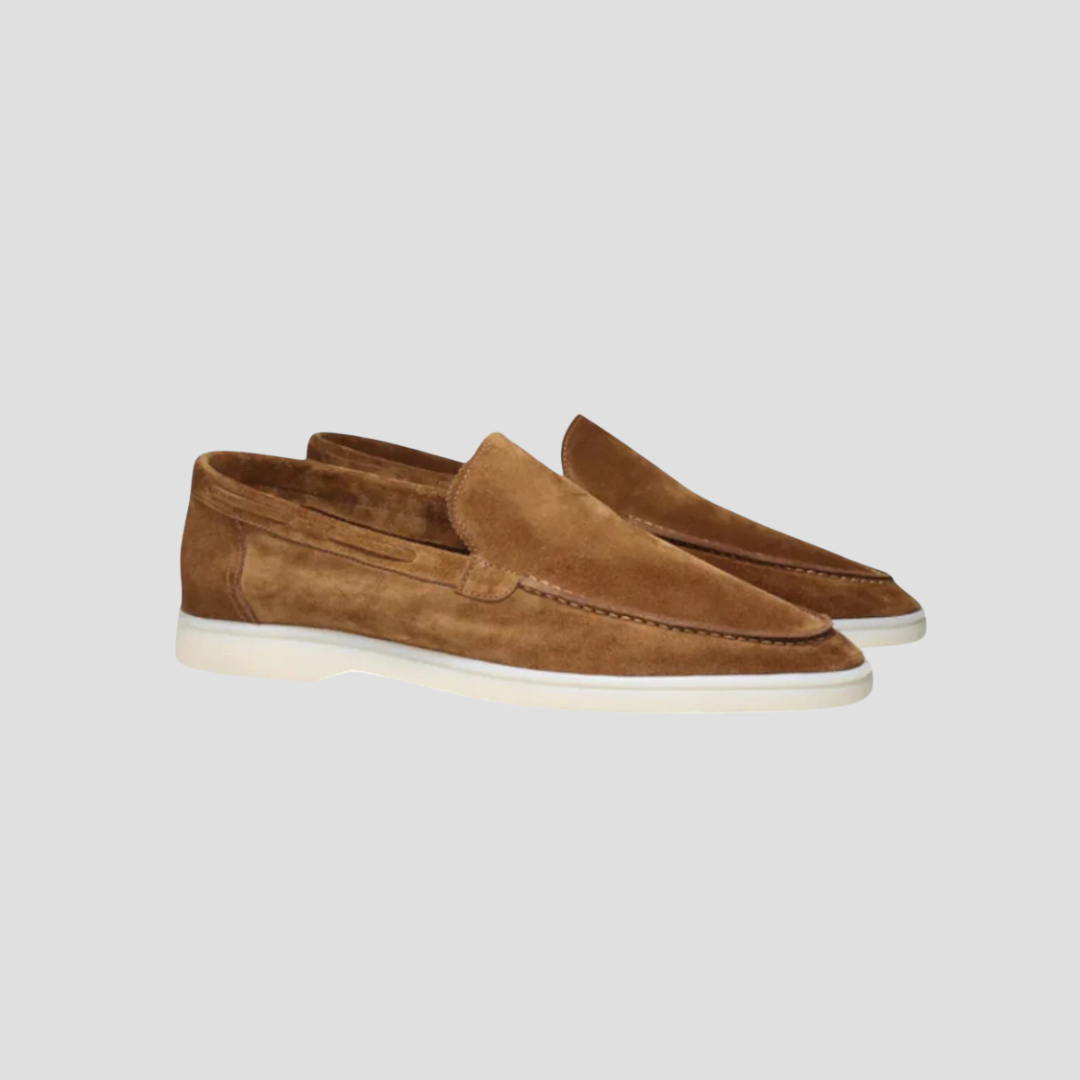 Men's Suede Loafers | Flat