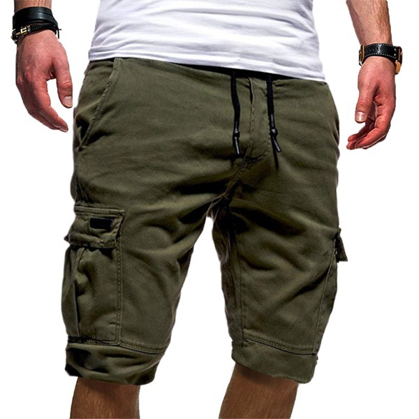 Men's Casual Cargo Shorts with Drawstring | Multiple Pockets
