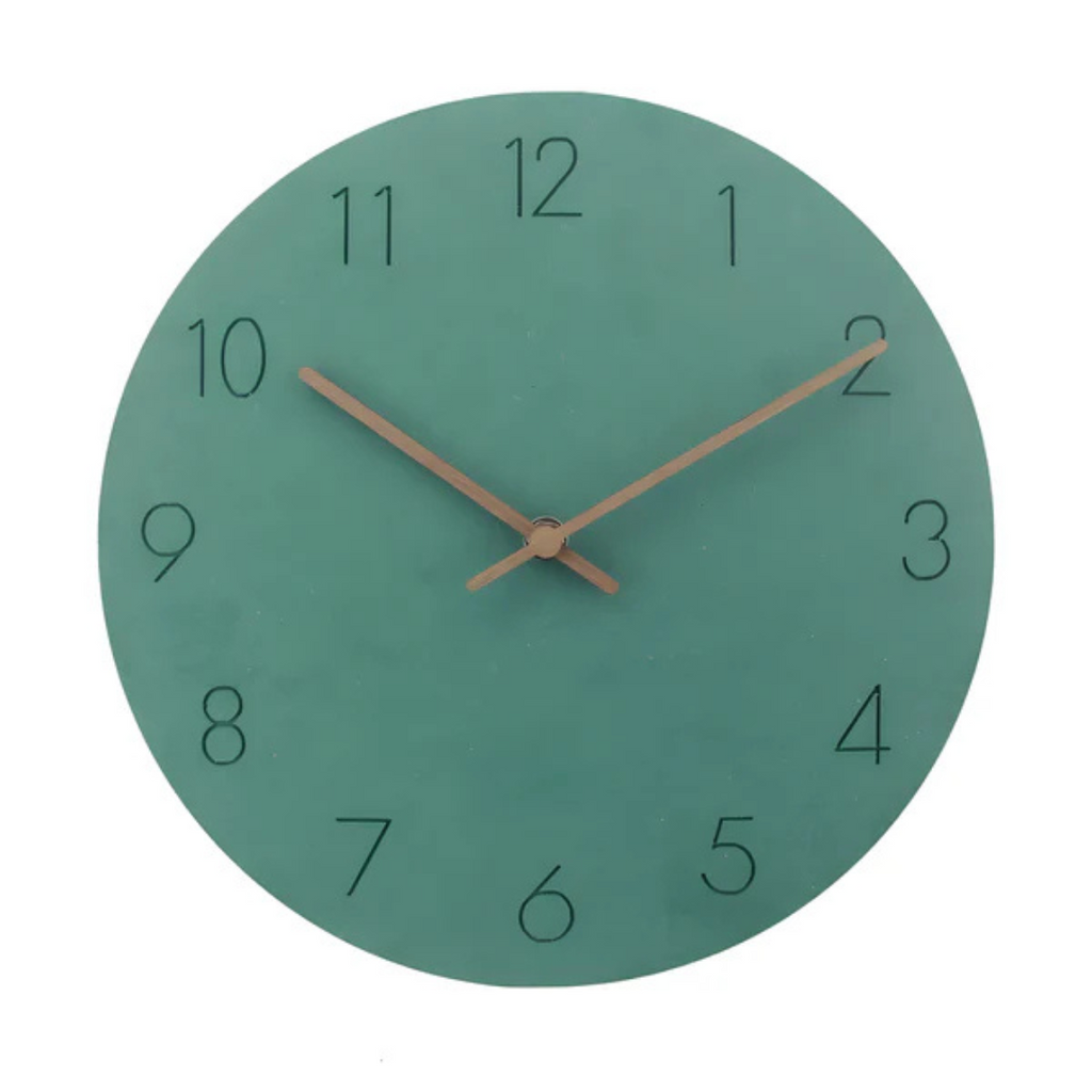 Minimalistic Wooden Wall Clock
