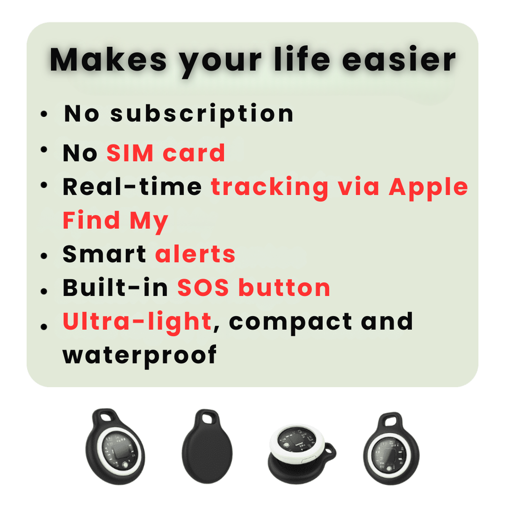 Waterproof Real-Time GPS Tracker for Seniors with No Subscription Fees