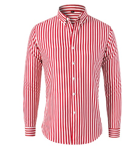 Men's Striped Long Sleeve Shirt | Casual