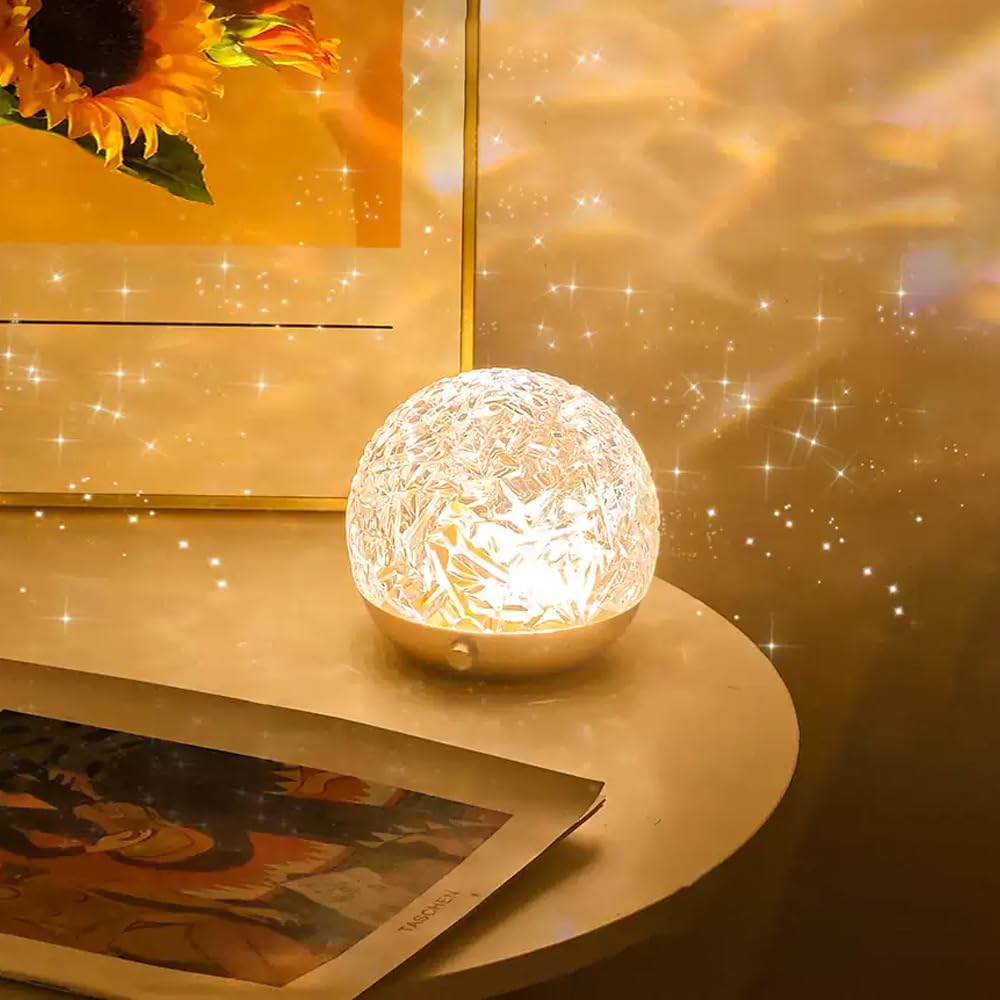 Wave Light Projection Lamp – Soothing Mood Lighting for Table or Bedroom