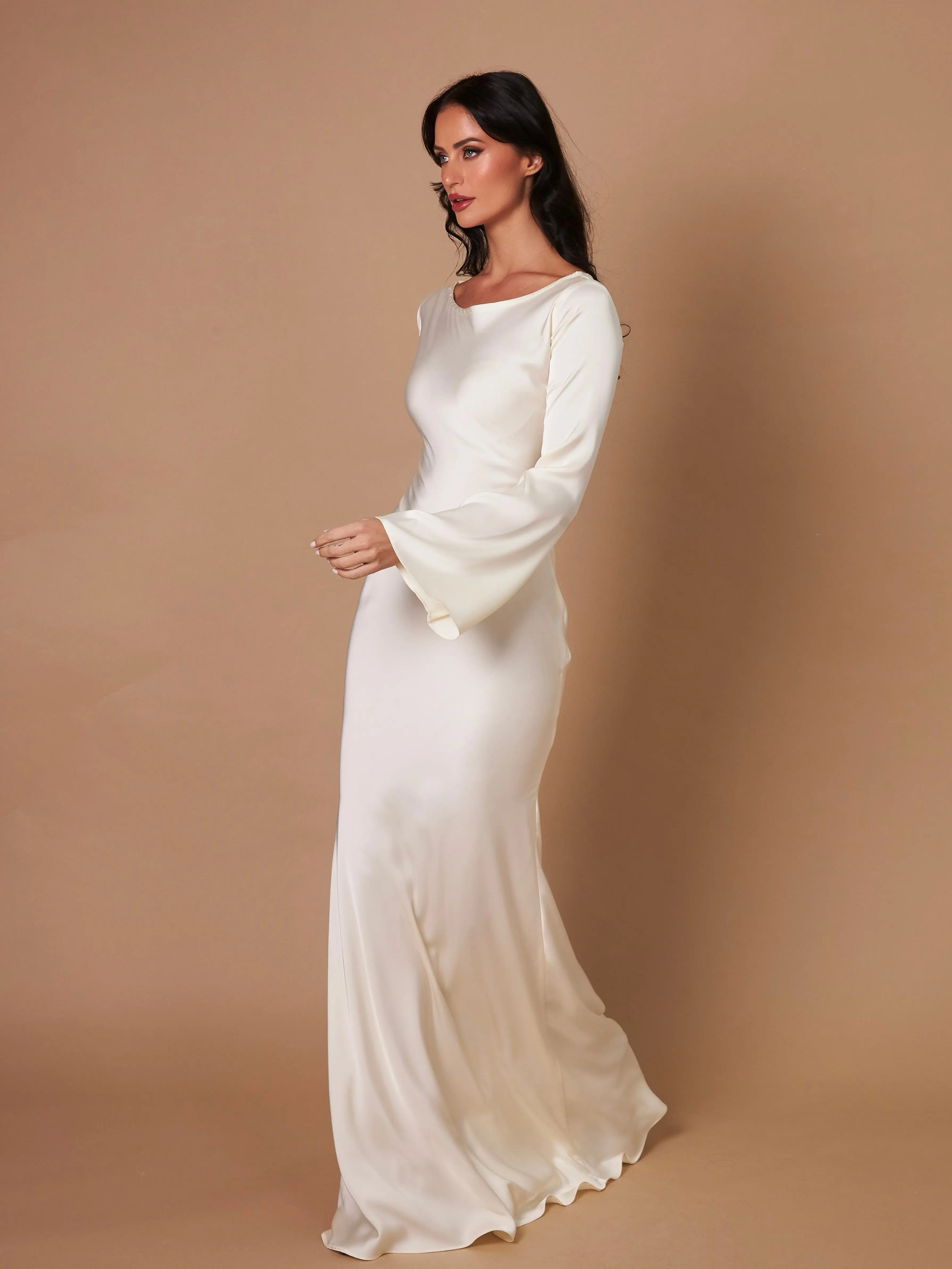 Women's Mermaid Style Wedding Guest Dress | Maxi