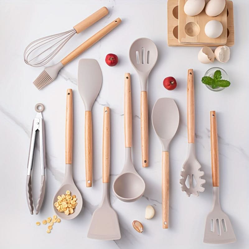 12-Piece Kitchen Silicone Set | Heat Resistant & Dishwasher Safe