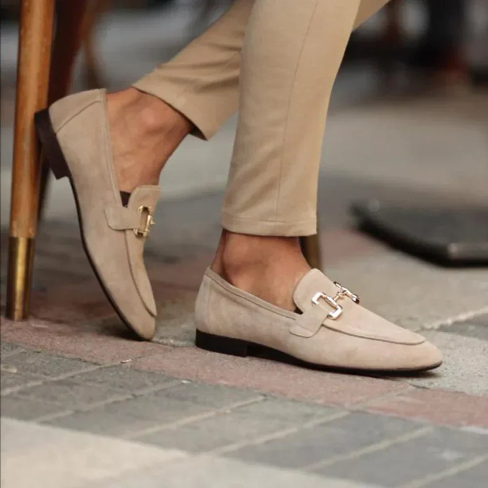 Men's British Style Loafers | Frosted