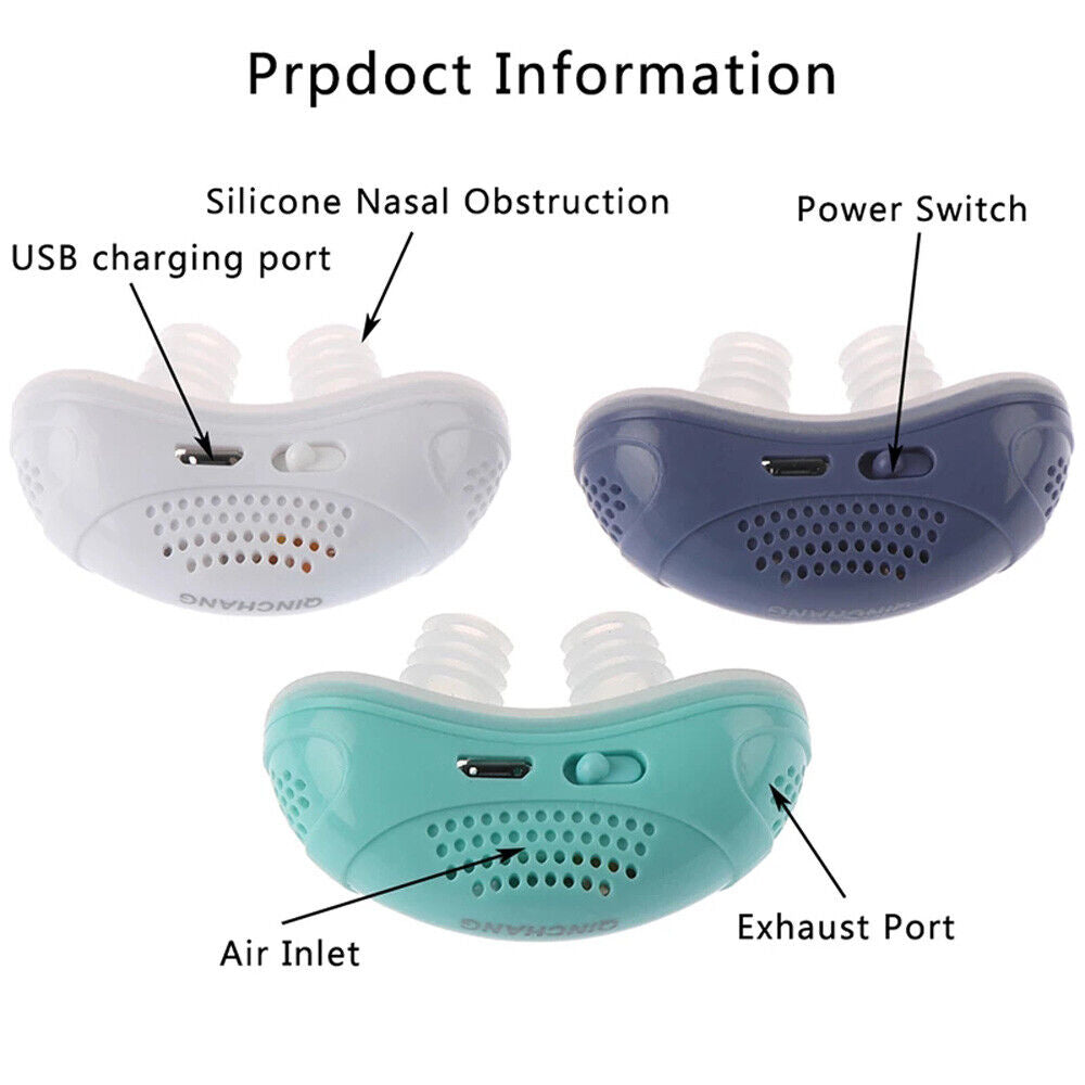 Portable Micro CPAP Device for Sleep Apnea and Snoring Relief - CPAP Alternative