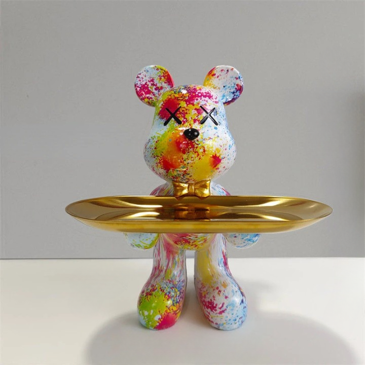 Bear-Shaped Figurine with Hidden Drawer – Charming Storage for Keys and Small Items