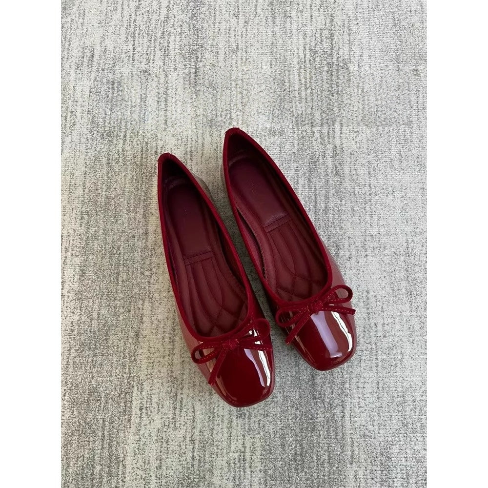 Patent Leather Ballerinas for Women - Eva