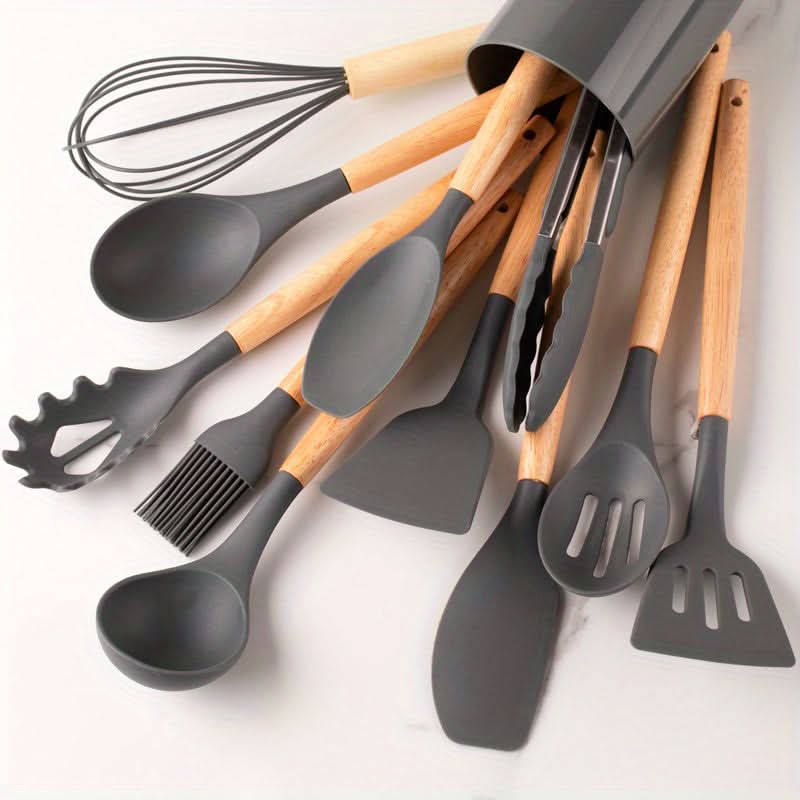 12-Piece Kitchen Silicone Set | Heat Resistant & Dishwasher Safe
