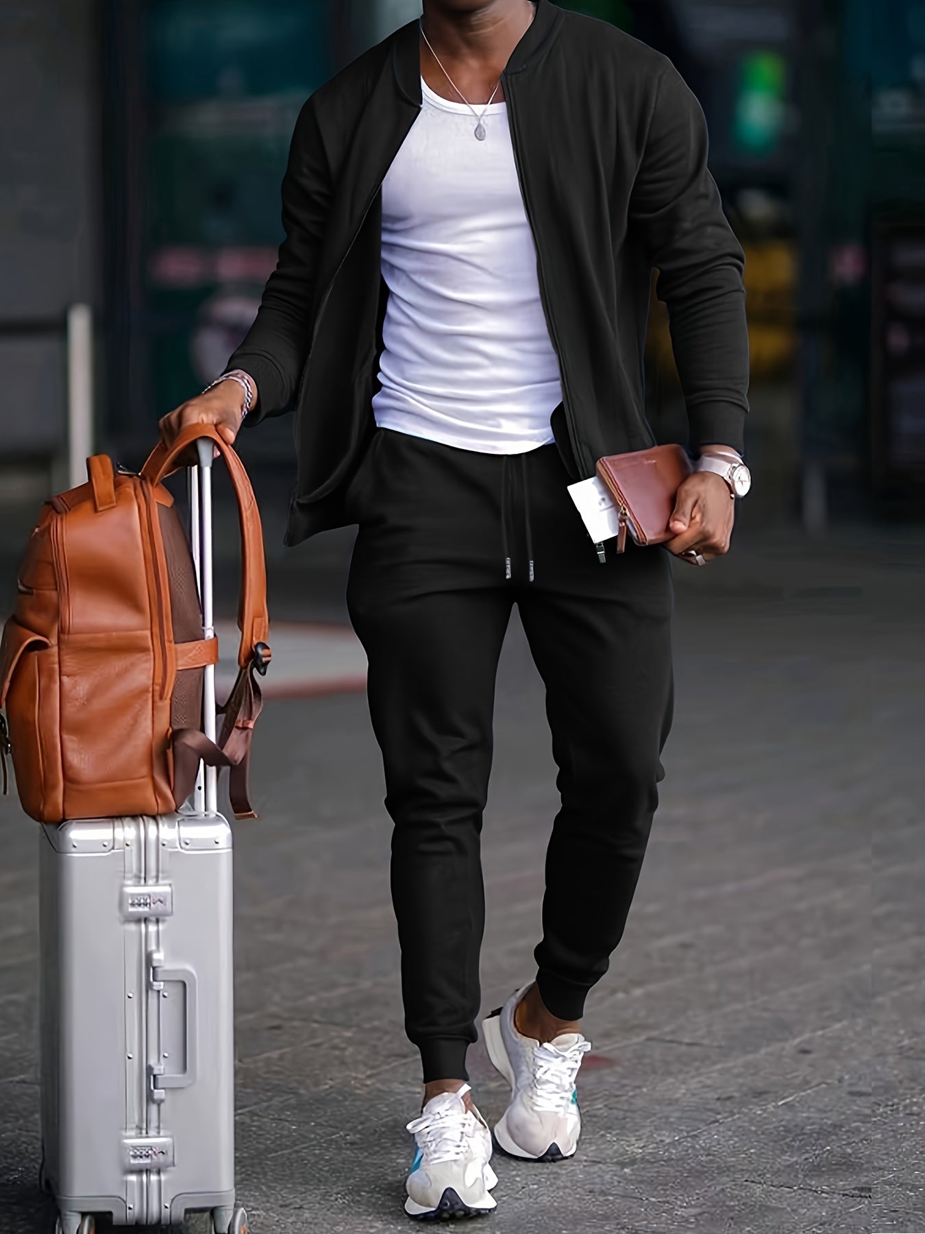 Men's Casual Tracksuit | Two-Piece Set