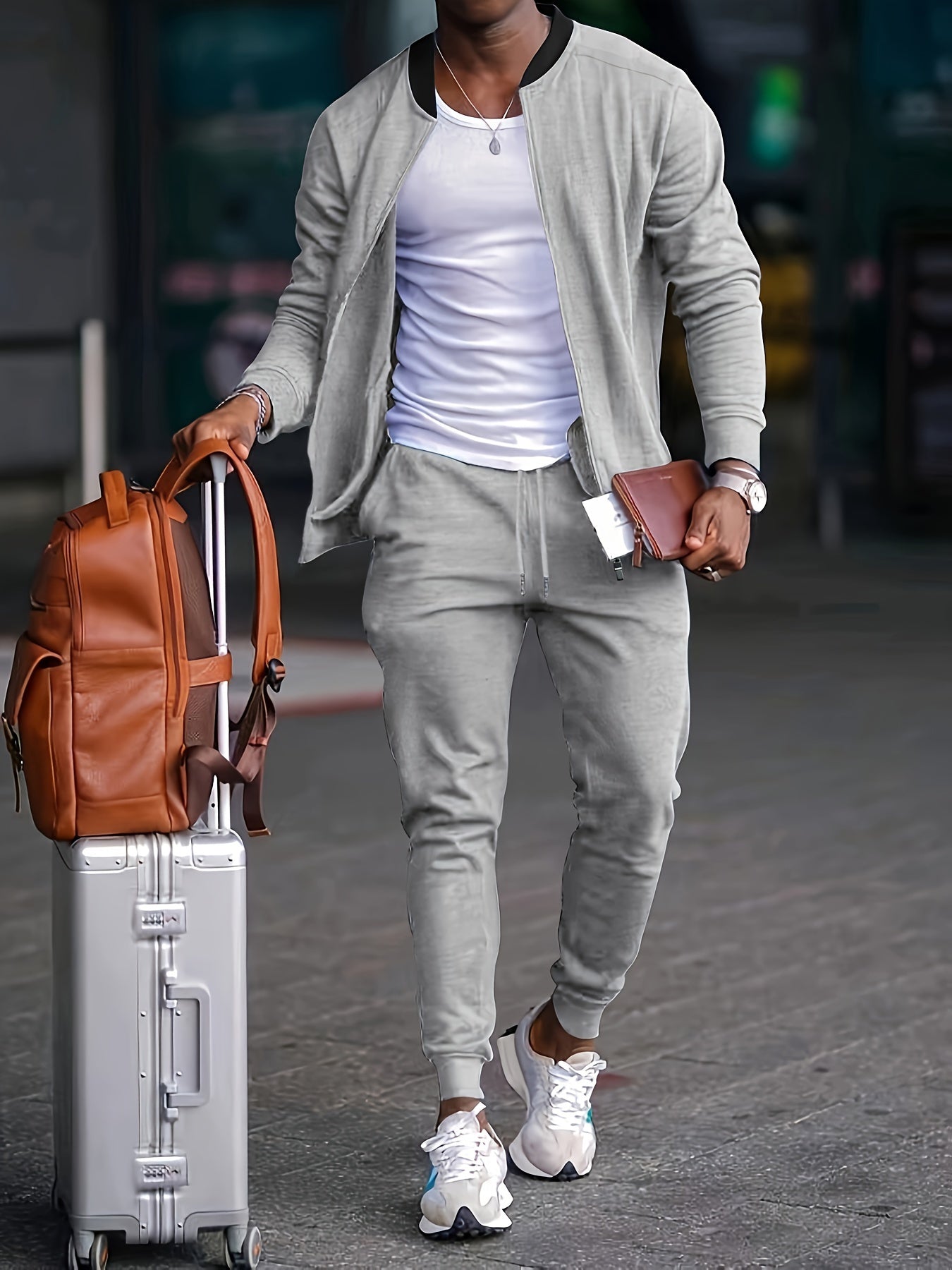 Men's Casual Tracksuit | Two-Piece Set