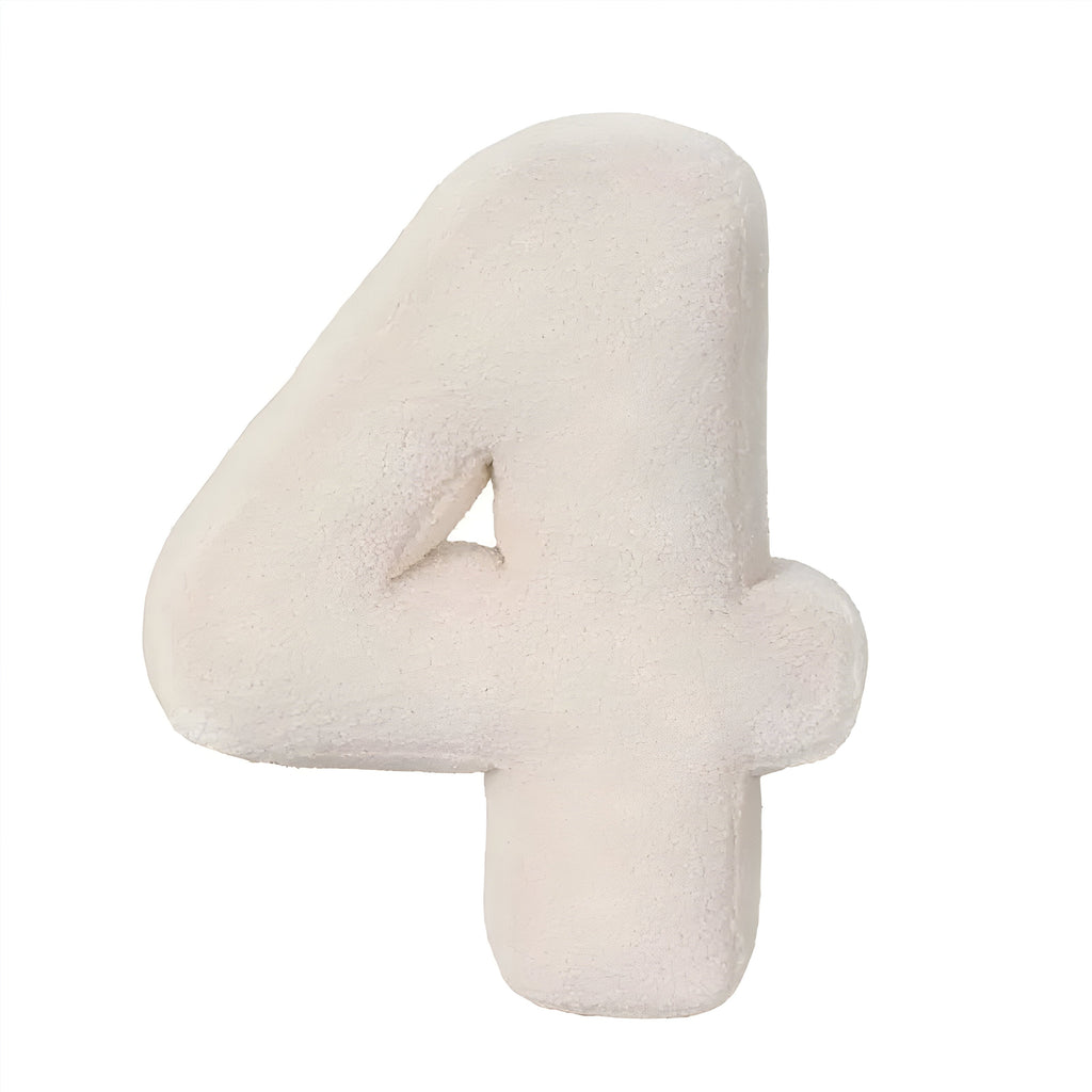 Customizable Plush Letter Cushion - Soft Decorative Accent for Sofa or Kids' Room
