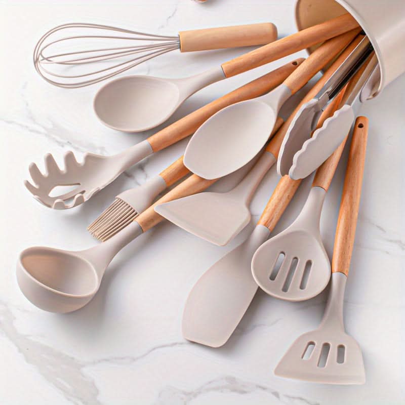 12-Piece Kitchen Silicone Set | Heat Resistant & Dishwasher Safe