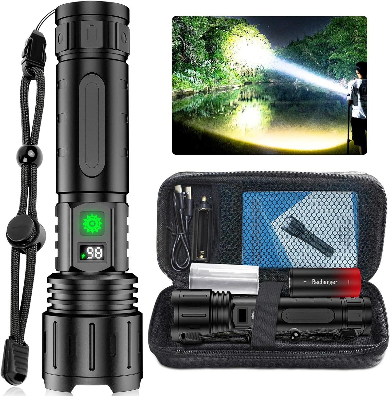 Ultra-High Intensity Flashlight