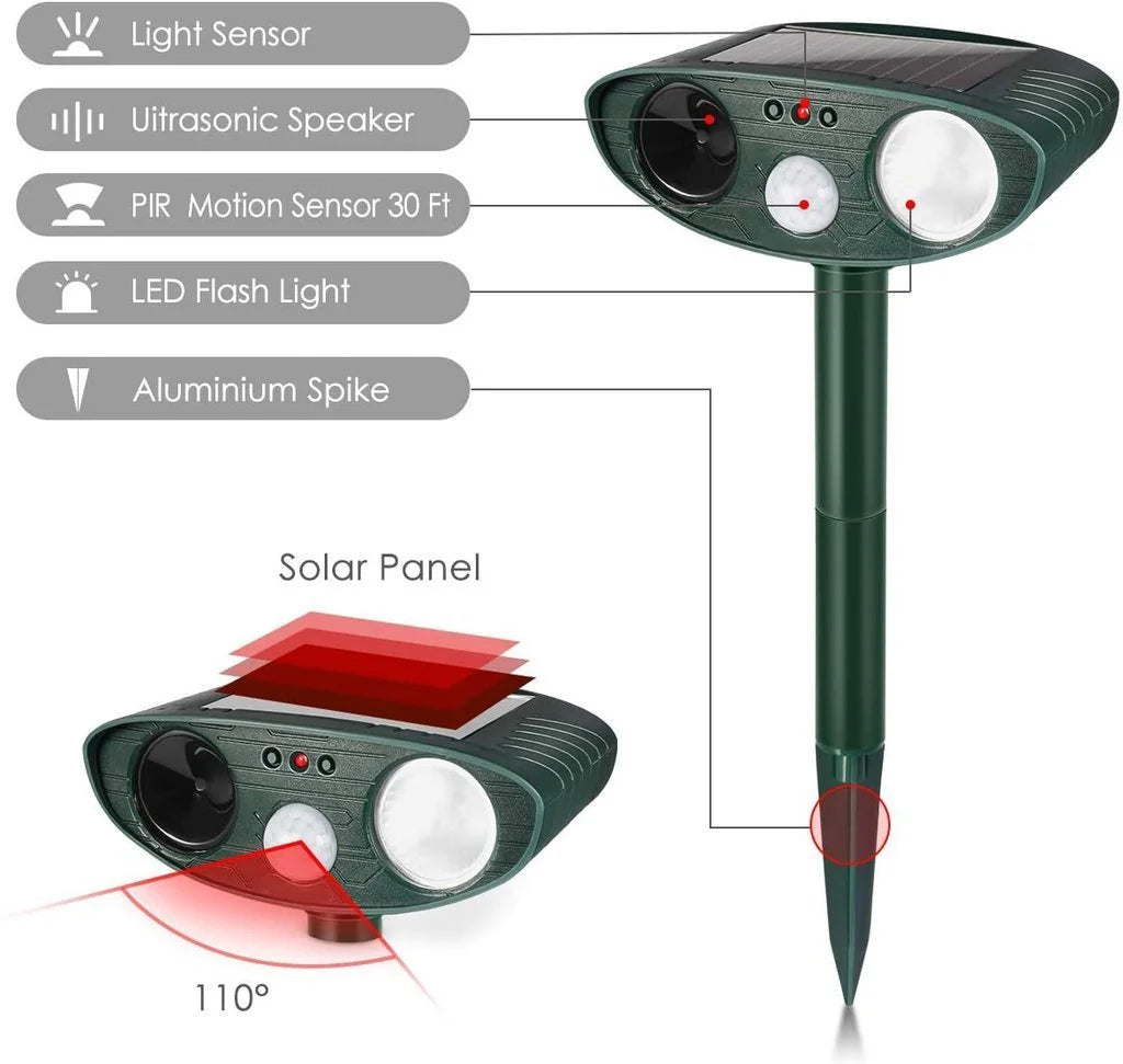 Ultrasonic Deer Deterrent - Eliminate Deer in 48 Hours