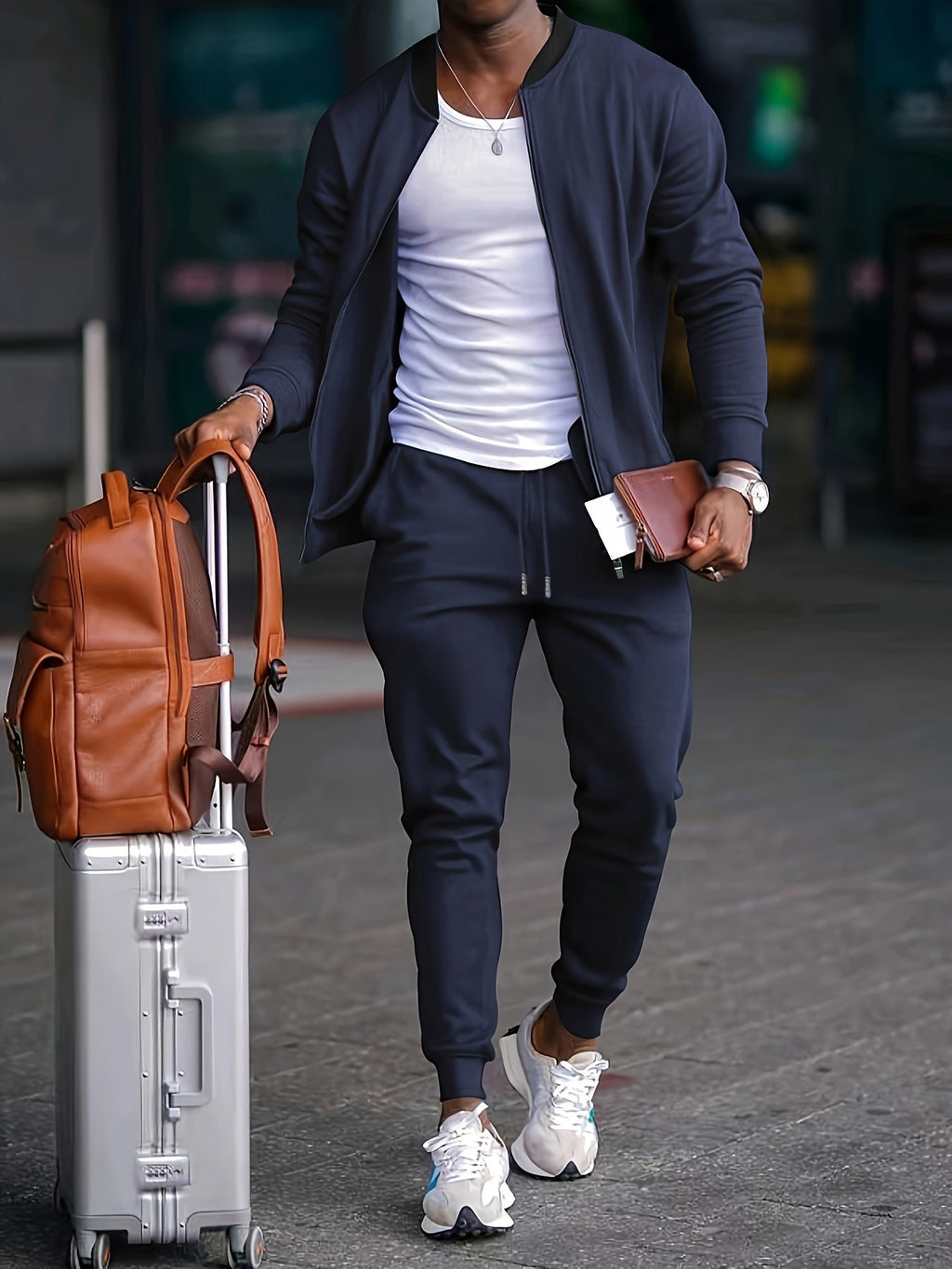Men's Casual Tracksuit | Two-Piece Set