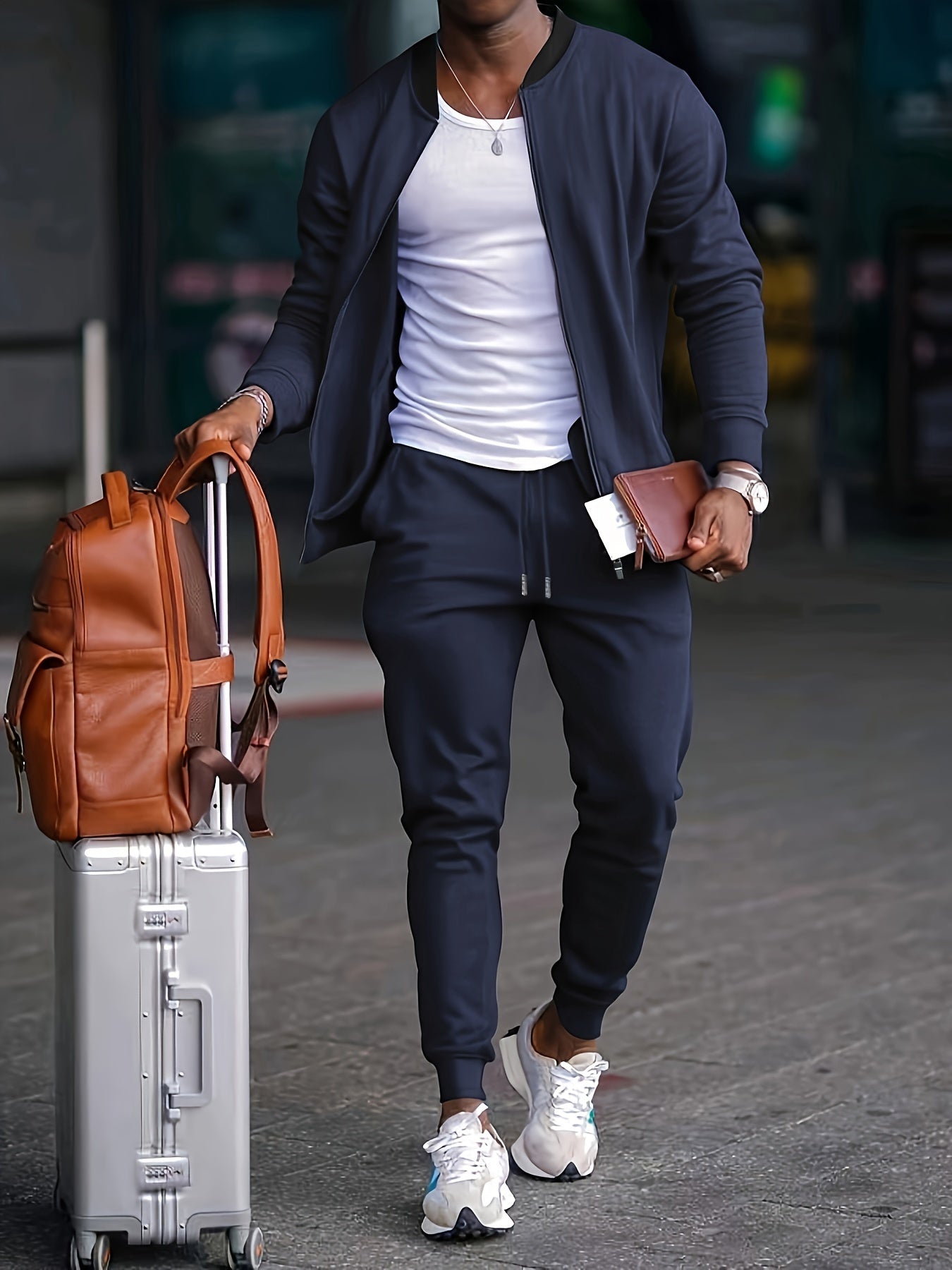Men's Casual Tracksuit | Two-Piece Set