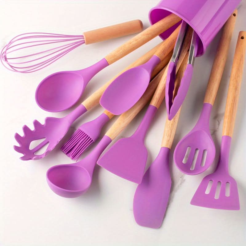 12-Piece Kitchen Silicone Set | Heat Resistant & Dishwasher Safe