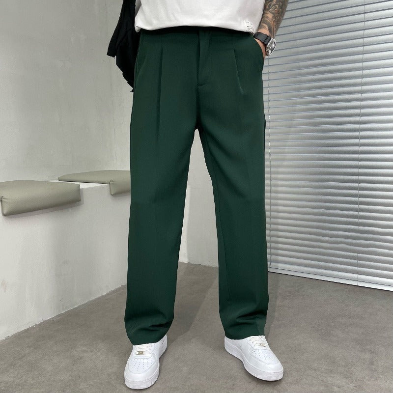 Men's Pleated Summer Pants | Relaxed Fit